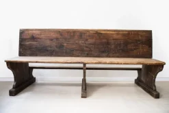 Pamono Vintage Church Bench in Beech