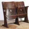Pamono Vintage Cinema Bench from Ton, 1960s Hot
