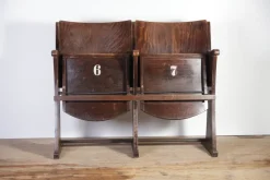 Pamono Vintage Cinema Bench from Ton, 1960s Hot