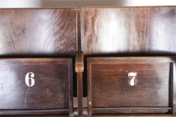 Pamono Vintage Cinema Bench from Ton, 1960s Hot