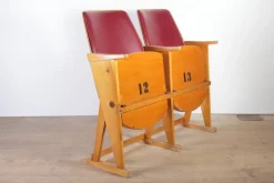 Pamono Vintage Cinema Bench from Ton, 1960s