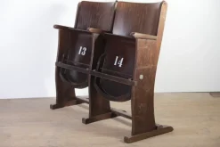 Pamono Vintage Cinema Bench from Ton, 1960s