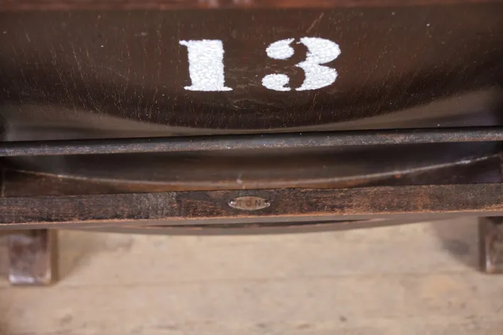 Pamono Vintage Cinema Bench from Ton, 1960s