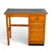 Pamono Vintage Compact Desk with Tambour Door and Internal Drawers