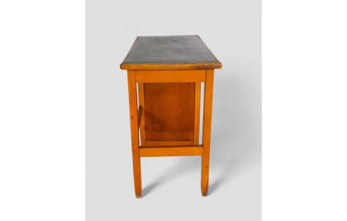 Pamono Vintage Compact Desk with Tambour Door and Internal Drawers