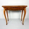 Pamono Vintage Console or Game Table in Mahogany Veneer and Green Felt, 1920s Clearance