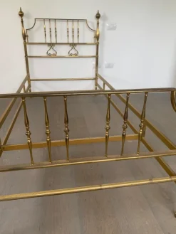 Pamono Vintage Crafted Brass Bed Frame, 1950 Sale