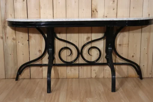 Pamono Vintage Curved Wooden Console Table, 1960 Outlet