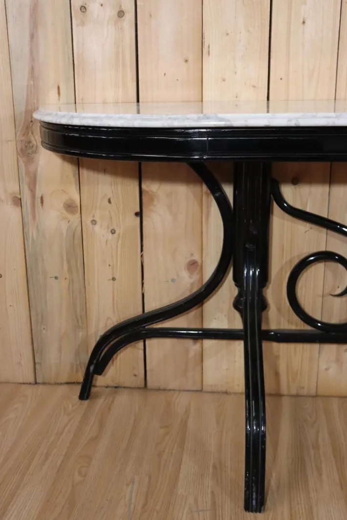 Pamono Vintage Curved Wooden Console Table, 1960 Outlet