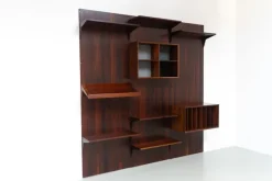 Pamono Vintage Danish 3-Bay Rosewood Modular Wall Unit by Poul Cadovius for Cado, 1960s New