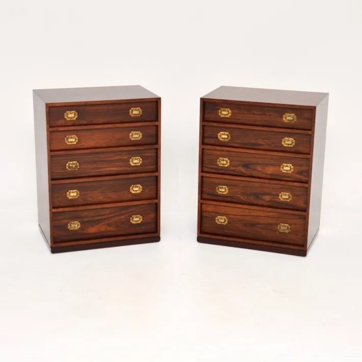 Pamono Vintage Danish Bedside Chests by Henning Korch for Silkeborg, 1960s, Set of 2 Best