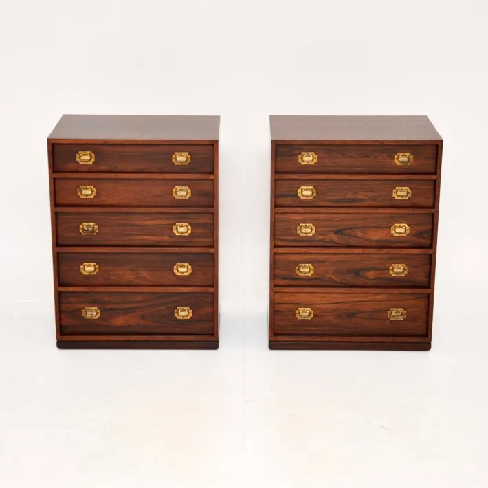 Pamono Vintage Danish Bedside Chests by Henning Korch for Silkeborg, 1960s, Set of 2 Best
