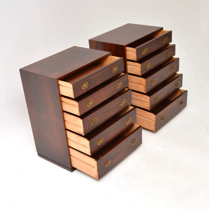 Pamono Vintage Danish Bedside Chests by Henning Korch for Silkeborg, 1960s, Set of 2 Best