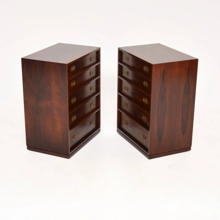 Pamono Vintage Danish Bedside Chests by Henning Korch for Silkeborg, 1960s, Set of 2 Best