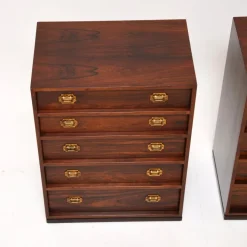 Pamono Vintage Danish Bedside Chests by Henning Korch for Silkeborg, 1960s, Set of 2 Best