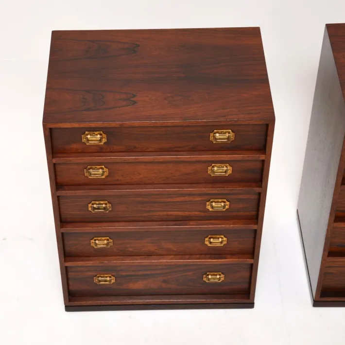 Pamono Vintage Danish Bedside Chests by Henning Korch for Silkeborg, 1960s, Set of 2 Best
