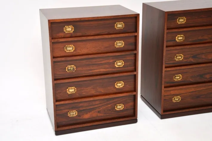 Pamono Vintage Danish Bedside Chests by Henning Korch for Silkeborg, 1960s, Set of 2 Best