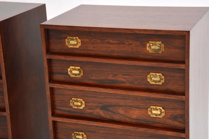 Pamono Vintage Danish Bedside Chests by Henning Korch for Silkeborg, 1960s, Set of 2 Best