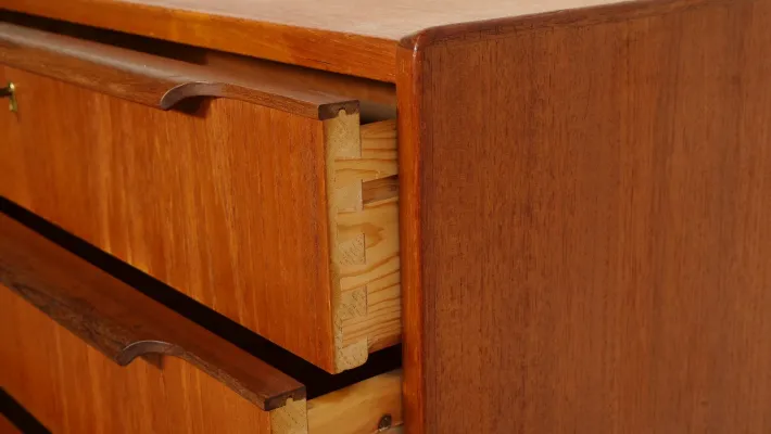 Pamono Vintage Danish Chest of Drawers in Teak Online