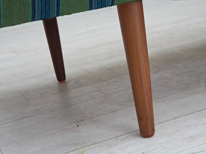 Pamono Vintage Danish Daybed in Furniture Wool and Teak, 1970s Discount