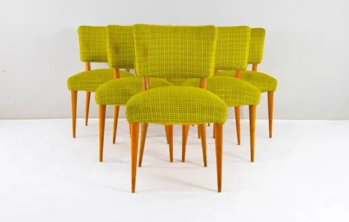 Pamono Vintage Danish Dining Chairs in Teak, 1950s, Set of 6 Online