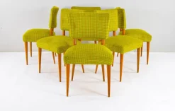Pamono Vintage Danish Dining Chairs in Teak, 1950s, Set of 6 Online