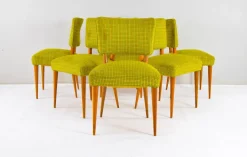 Pamono Vintage Danish Dining Chairs in Teak, 1950s, Set of 6 Online