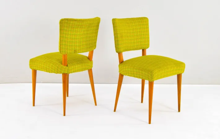 Pamono Vintage Danish Dining Chairs in Teak, 1950s, Set of 6 Online