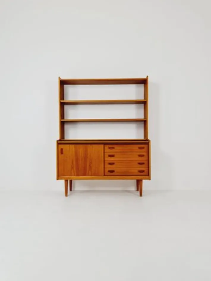 Pamono Vintage Danish Freestanding Book Case in Teak by Bengt Ruda, 1960s