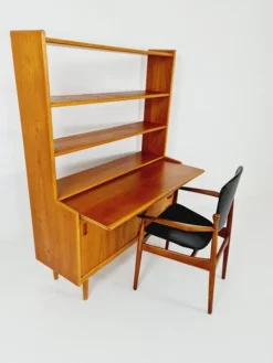 Pamono Vintage Danish Freestanding Book Case in Teak by Bengt Ruda, 1960s