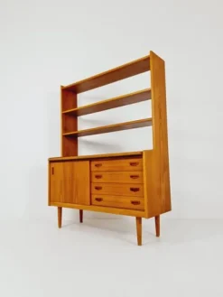 Pamono Vintage Danish Freestanding Book Case in Teak by Bengt Ruda, 1960s