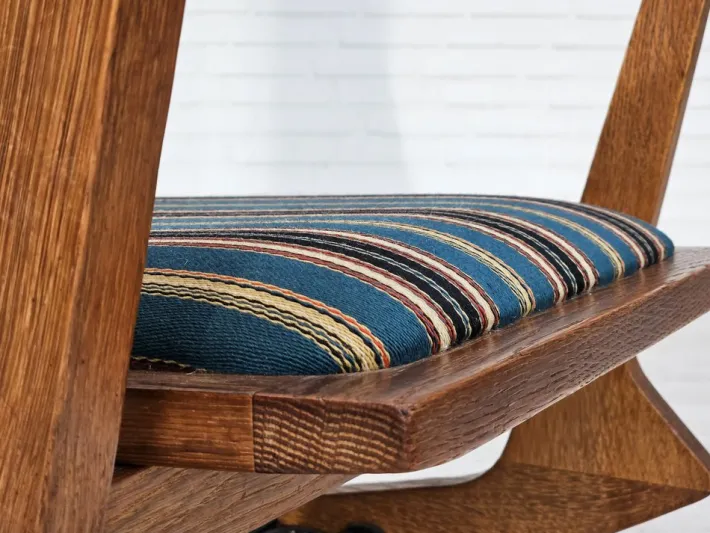 Pamono Vintage Danish Highback Rocking Chair, 1950s Discount