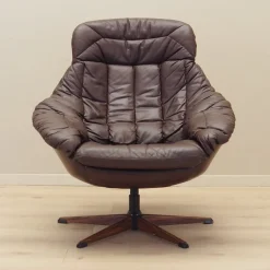 Pamono Vintage Danish Leather Swivel Chair by H.W. Klein for Bramin, 1960s Hot
