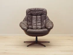 Pamono Vintage Danish Leather Swivel Chair by H.W. Klein for Bramin, 1960s Hot