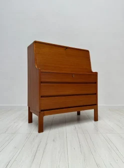 Pamono Vintage Danish Model 88 Secretary in Teak by Arne Wahl Iversen for Vinde Møbelfabrik, 1960s Online