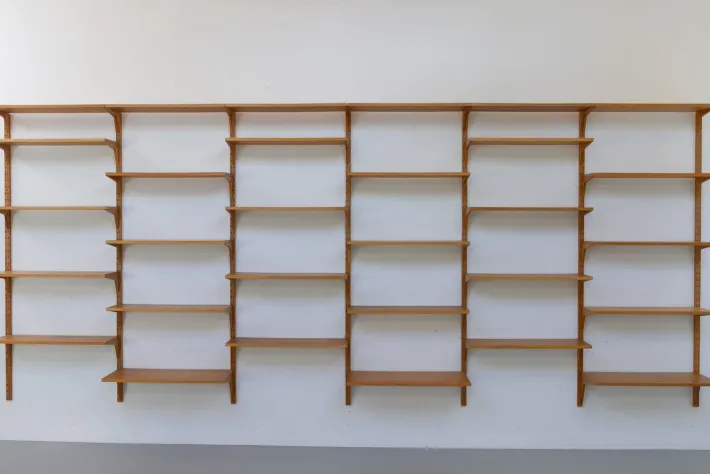 Pamono Vintage Danish Oak Modular Wall Unit by Poul Cadovius for Cado, 1960s New