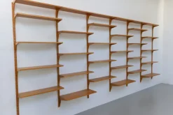 Pamono Vintage Danish Oak Modular Wall Unit by Poul Cadovius for Cado, 1960s New