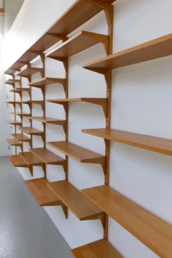 Pamono Vintage Danish Oak Modular Wall Unit by Poul Cadovius for Cado, 1960s New