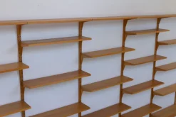 Pamono Vintage Danish Oak Modular Wall Unit by Poul Cadovius for Cado, 1960s New