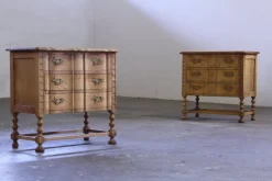 Pamono Vintage Danish Oak Nightstands by Henning Kjærnulf, 1960s, Set of 2 Clearance