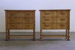 Pamono Vintage Danish Oak Nightstands by Henning Kjærnulf, 1960s, Set of 2 Clearance