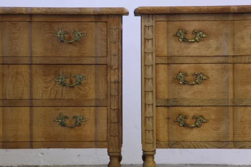 Pamono Vintage Danish Oak Nightstands by Henning Kjærnulf, 1960s, Set of 2 Clearance