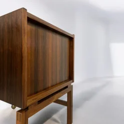 Pamono Vintage Danish Rosewood Bar Trolley by Erling Torvits