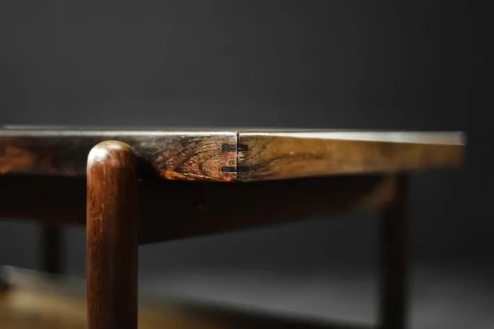 Pamono Vintage Danish Rosewood Serving Trolley by Poul Hundevad, 1960s