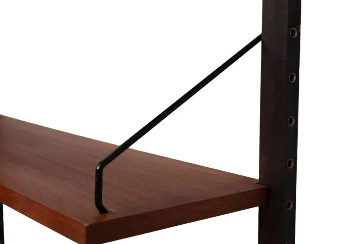 Pamono Vintage Danish Royal Wall System with Magazine Holder by Poul Cadovius, 1960s Clearance