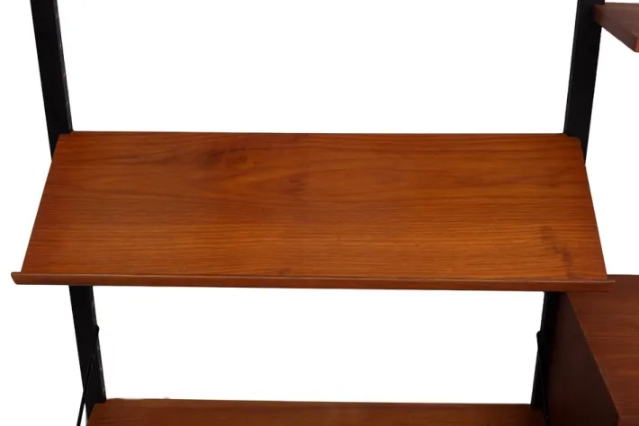 Pamono Vintage Danish Royal Wall System with Magazine Holder by Poul Cadovius, 1960s Clearance