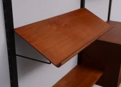 Pamono Vintage Danish Royal Wall System with Magazine Holder by Poul Cadovius, 1960s Clearance