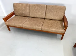 Pamono Vintage Danish Sofas attributed to Børge Jensen & Sønner, 1960s, Set of 2 Clearance