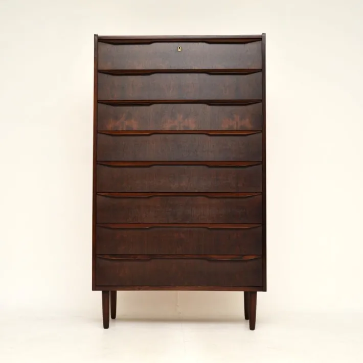 Pamono Vintage Danish Tallboy Chest of Drawers, 1960 Outlet