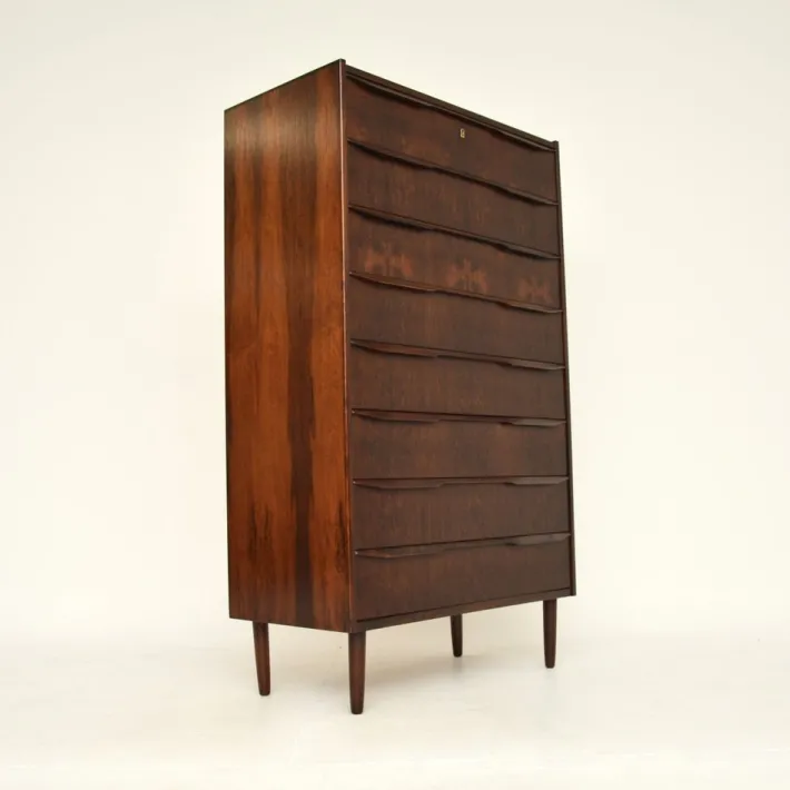Pamono Vintage Danish Tallboy Chest of Drawers, 1960 Outlet